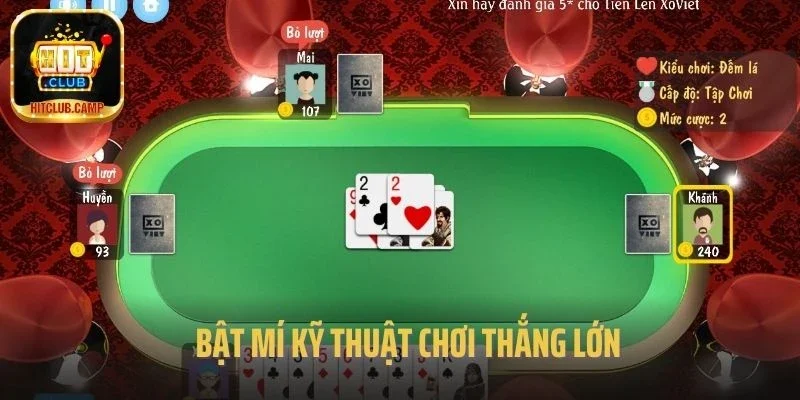 Bật mí kỹ thuật chơi thắng lớn